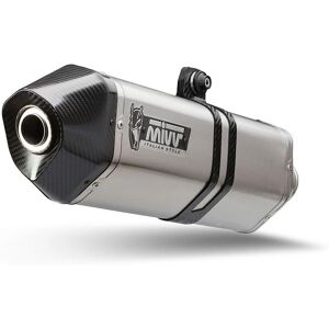 Mivv Speed Edge Exhaust - Silver for BMW R 1250 GS 2019-2023 Mivv Speed Edge Exhaust - Silver for BMW R 1250 GS 2019-2023