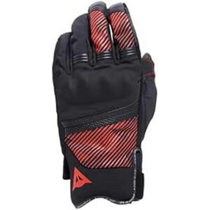 Gants de moto Dainese Fulmine D-Dry - Noir/Rouge - 2XL - Unisexe - Publicité Gants de moto Dainese Fulmine D-Dry - Noir/Rouge - 2XL - Unisexe - Publicité