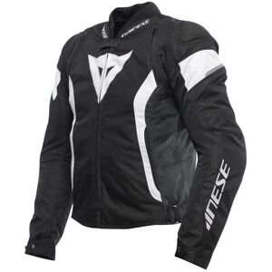 Dainese Avro 5 Motorcycle Textile Jacket - Black/white/black - Sporty, Versatile, CE Certified Dainese Avro 5 Motorcycle Textile Jacket - Black/white/black - Sporty, Versatile, CE Certified