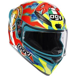 AGV K1 S Full-face Helmet - Blue / Yellow / Red - Motorcycle Helmet AGV K1 S Full-face Helmet - Blue / Yellow / Red - Motorcycle Helmet