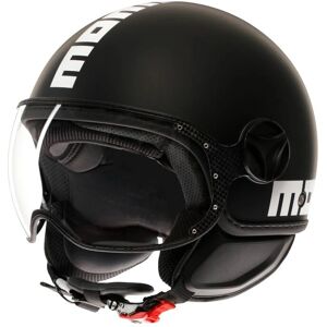 Casco Momo Design FGTR Classic - Nero/Bianco - Casco Casco Momo Design FGTR Classic - Nero/Bianco - Casco
