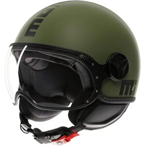 Momo Design FGTR Classic Helm - Militaire Groene/Zwart - Italiaans Ontwerp Momo Design FGTR Classic Helm - Militaire Groene/Zwart - Italiaans Ontwerp