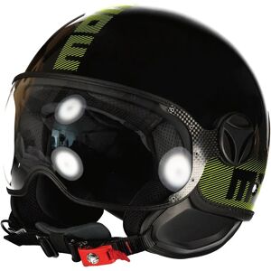MOMO design - FGTR Classic - Negro/Amarillo Fluo - Casco MOMO design - FGTR Classic - Negro/Amarillo Fluo - Casco