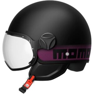 Momo Design Fgtr Classic - Stripes Matt Black/Fucsia Momo Design Fgtr Classic - Stripes Matt Black/Fucsia