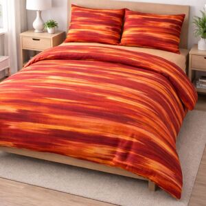 TEX FAMILY - RIO ARANCIO - Cotone 100% - Singolo 155x200 - Copripiumino TEX FAMILY - RIO ARANCIO - Cotone 100% - Singolo 155x200 - Copripiumino