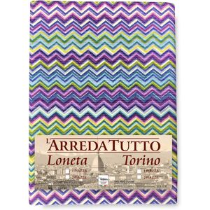 TEX FAMILY Lilac Modern Zigzag Cotton Bed Cover - Textile TEX FAMILY Lilac Modern Zigzag Cotton Bed Cover - Textile