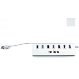 Nilox NX7HUB30 USB Hub - 7 Port, Szürke Nilox NX7HUB30 USB Hub - 7 Port, Szürke