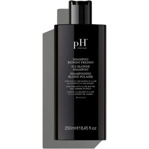 Shampoing Ice Blonde de pH Laboratories - Soins blond froid - Publicité Shampoing Ice Blonde de pH Laboratories - Soins blond froid - Publicité