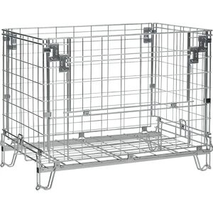 Kaiserkraft Contenedor de malla plegable - apilable 800kg - 910mm Kaiserkraft Contenedor de malla plegable - apilable 800kg - 910mm