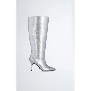 LIUJO Modèle 37 Bottes hautes imprimé crocodile argentées - Bottes - Publicité LIUJO Modèle 37 Bottes hautes imprimé crocodile argentées - Bottes - Publicité