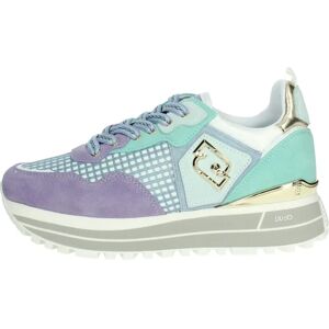 Liu Jo BA5013PX027S3673 Sneakers z skóry i siatki - Casual Liu Jo BA5013PX027S3673 Sneakers z skóry i siatki - Casual