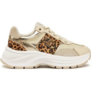 Liu Jo Skórzane Sneakers z Wzorem Leopard - Rozmiar 6 - Sneakers Liu Jo Skórzane Sneakers z Wzorem Leopard - Rozmiar 6 - Sneakers