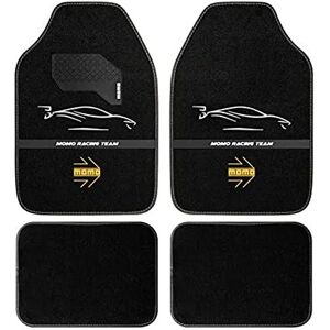 Tapis de Sol Voiture MOMO MomlCM4A7BW Blanc/Noir Universel - Publicité Tapis de Sol Voiture MOMO MomlCM4A7BW Blanc/Noir Universel - Publicité