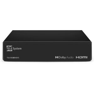 TELE System TS6105 Decoder Terrestre Digitale - Full HD, DVB-T2, Nero TELE System TS6105 Decoder Terrestre Digitale - Full HD, DVB-T2, Nero