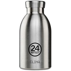 24Bottles Clima Stainless Steel Water Bottle - Silver - 330ml 24Bottles Clima Stainless Steel Water Bottle - Silver - 330ml