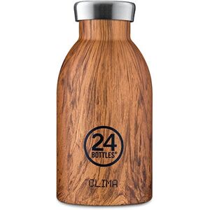 24Bottles Clima Sequoia Holz - Edelstahlflasche - 330ml - Unisex - Warm & Kalt 24Bottles Clima Sequoia Holz - Edelstahlflasche - 330ml - Unisex - Warm & Kalt