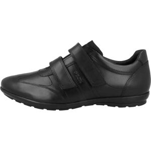 Geox Black Leather Trainers - Shoes Geox Black Leather Trainers - Shoes
