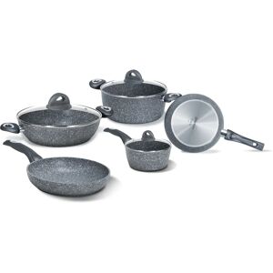 Ensemble de casseroles Aeternum AP000158 - 8 pièces - Gris - Set de cuisine - Publicité Ensemble de casseroles Aeternum AP000158 - 8 pièces - Gris - Set de cuisine - Publicité
