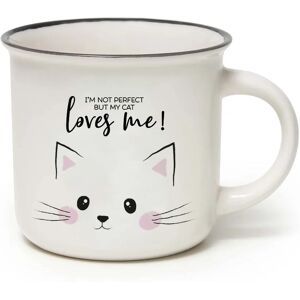 Legami Katzen Cappuccino Tasse - Porzellan Kaffee Becher Legami Katzen Cappuccino Tasse - Porzellan Kaffee Becher
