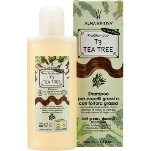 Shampoo T3 Tea Tree Alma Briosa - Per cute grasse e forfora Shampoo T3 Tea Tree Alma Briosa - Per cute grasse e forfora