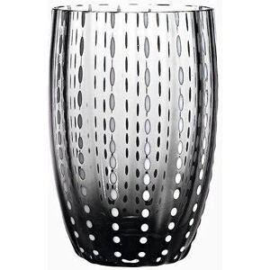 Zafferano Perle Grau-Glas Set - Handgefertigte Murano-Kunstglas - 2 Becher Zafferano Perle Grau-Glas Set - Handgefertigte Murano-Kunstglas - 2 Becher