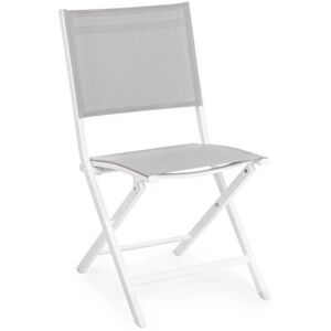 Chaise de jardin Elin Blanc Gris Bizzotto - Chaise d'extérieur - Publicité Chaise de jardin Elin Blanc Gris Bizzotto - Chaise d'extérieur - Publicité