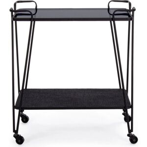 WEBMARKETPOINT Zaira en metal negro Carrito - Carrito WEBMARKETPOINT Zaira en metal negro Carrito - Carrito