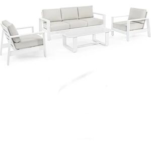 BIZZOTTO - Set da Giardino Baltic - Bianco BIZZOTTO - Set da Giardino Baltic - Bianco