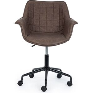 Sedia Ufficio Joshua - Ergonomica, Marrone, Regolabile in Altezza Sedia Ufficio Joshua - Ergonomica, Marrone, Regolabile in Altezza