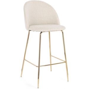 BIZZOTTO Ensemble de 2 tabourets en velours blanc - Publicité BIZZOTTO Ensemble de 2 tabourets en velours blanc - Publicité