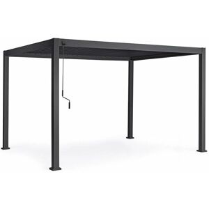Pérgola de aluminio Bizzotto 3x4m con techo de lamas ajustable - Pérgola Pérgola de aluminio Bizzotto 3x4m con techo de lamas ajustable - Pérgola
