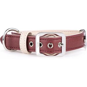 MyFamily - Hermitage Bordeaux Cuir - XL - Collier pour chien - Publicité MyFamily - Hermitage Bordeaux Cuir - XL - Collier pour chien - Publicité