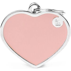 MyFamily - BH50HPINK - Rosa - Corazón - Pet Tag MyFamily - BH50HPINK - Rosa - Corazón - Pet Tag