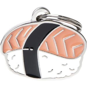 MyFamily CHSUSHI Plaque pour Animaux - Collection Food - Publicité MyFamily CHSUSHI Plaque pour Animaux - Collection Food - Publicité