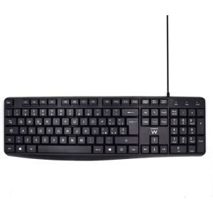 Teclado Ewent EW3000 - Oficina USB QWERTY Negro Teclado Ewent EW3000 - Oficina USB QWERTY Negro