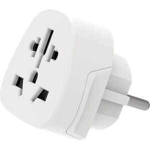 Ewent EW1480 Stekkeradapter - Universeel - Wit Ewent EW1480 Stekkeradapter - Universeel - Wit