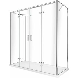 Giorgy Cabina de Ducha - Puerta de Cristal Plegable de 3 Lados - Baño Moderno Giorgy Cabina de Ducha - Puerta de Cristal Plegable de 3 Lados - Baño Moderno