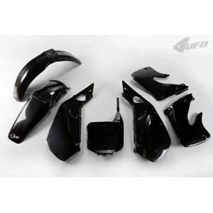 Kit Complet de Plastique Ufo Plast - Honda CR 125, 250, Noir - Publicité Kit Complet de Plastique Ufo Plast - Honda CR 125, 250, Noir - Publicité