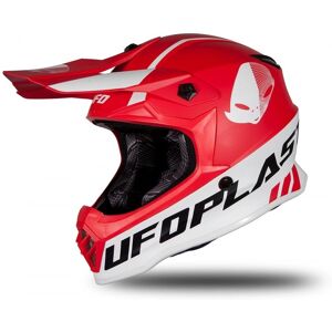 UFO Motorcykelhjälm M - Röd, Dubbla D, Full visor UFO Motorcykelhjälm M - Röd, Dubbla D, Full visor