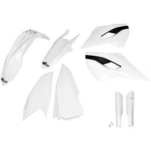 Kit plastiques complet Ufo Husqvarna - Blanc - Kit Plastiques Moto - Publicité Kit plastiques complet Ufo Husqvarna - Blanc - Kit Plastiques Moto - Publicité