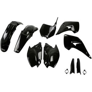 Ufo Kawasaki KX 125/250 Komplettplastikset - Schwarz - 2004-2008 Ufo Kawasaki KX 125/250 Komplettplastikset - Schwarz - 2004-2008