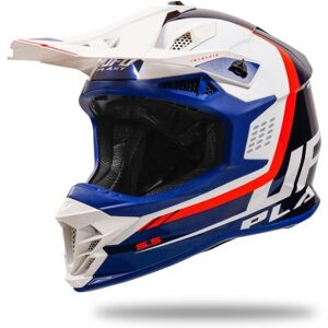 Casco de Motocross UFO Intrepid Azul Blanco - Casco de Moto Casco de Motocross UFO Intrepid Azul Blanco - Casco de Moto