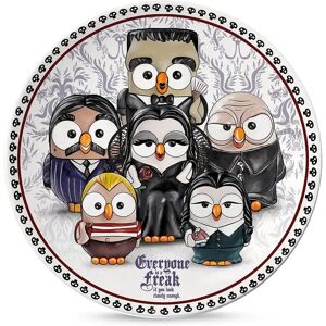 Plato Familia Addams de Goofi - Vajilla infantil Plato Familia Addams de Goofi - Vajilla infantil