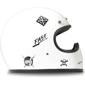 DMD Racer Flash Wit/Zwart Helm - Cross Helm DMD Racer Flash Wit/Zwart Helm - Cross Helm
