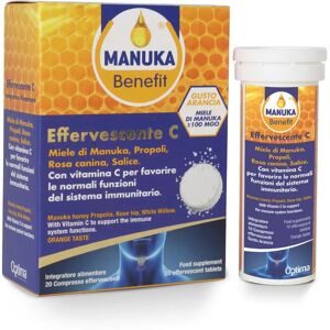 Optima Manuka Benefit Effervescente C - Supporto immunitario Optima Manuka Benefit Effervescente C - Supporto immunitario