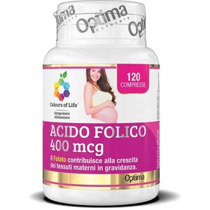 Optima Naturals Acido Folico 120 Compresse - Integratore per la Gravidanza Optima Naturals Acido Folico 120 Compresse - Integratore per la Gravidanza