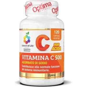 Optima Naturals Vitamina C 500 - Suplemento alimenticio - 120 cápsulas Optima Naturals Vitamina C 500 - Suplemento alimenticio - 120 cápsulas