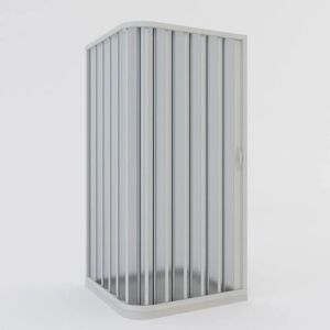 Idralite Aster Eck-Duschabtrennung aus recycelbarem PVC Idralite Aster Eck-Duschabtrennung aus recycelbarem PVC