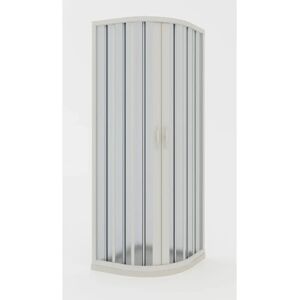 Idralite Loto PVC Halbkreis Faltduschwand - 90x90cm Idralite Loto PVC Halbkreis Faltduschwand - 90x90cm