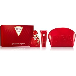 Emanuel Ungaro Diva Rouge Perfume Gift Set - 100ml + Body Emulsion Emanuel Ungaro Diva Rouge Perfume Gift Set - 100ml + Body Emulsion